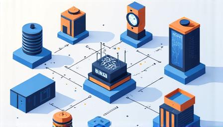 Dispositivos IoT conectados en una fábrica inteligente